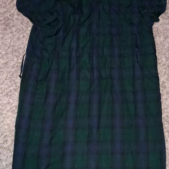 Women's Vineyard Vines Black Watch Dress Tunic Sz Small Color Pine Grove Preppy - Picture 3 of 3